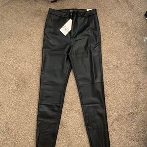 Zara Leather Pants